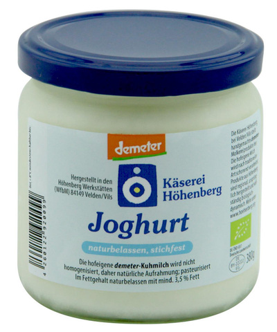 Produktfoto zu Joghurt Natur stichfest aus Höhenberg