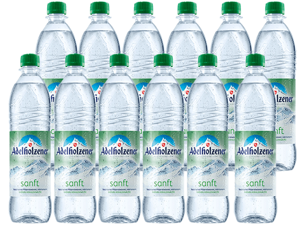 Produktfoto zu Adelholzener sanft PET 12 x 0,5 l
