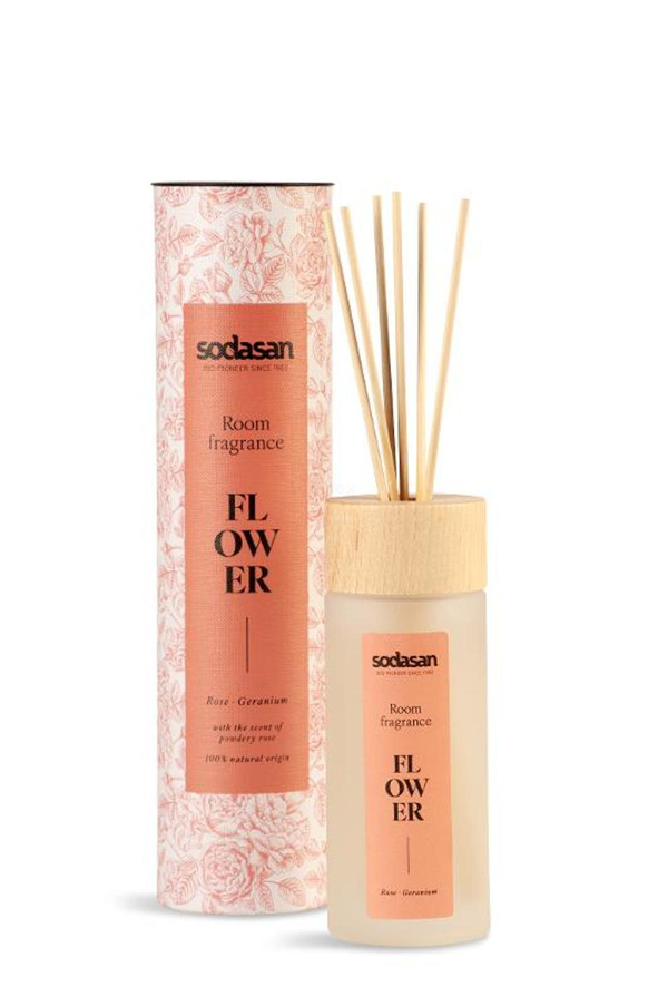 Produktfoto zu Bio-Raumduft Flower Rose Sodasan