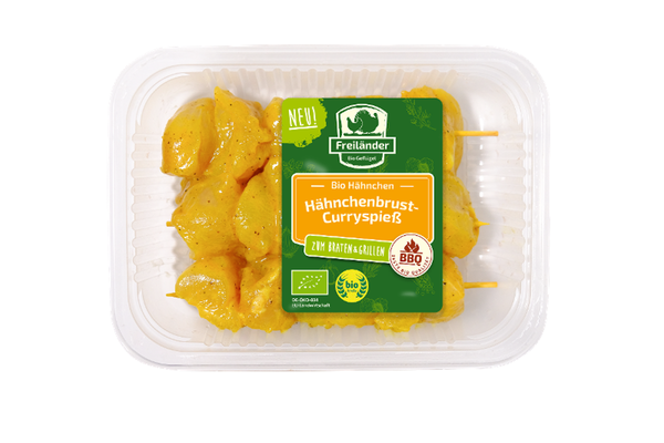 Produktfoto zu Hähnchenbrustspieß Paprika