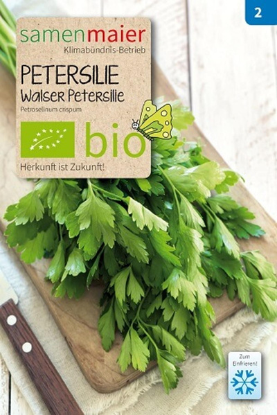 Produktfoto zu Saatgut Petersilie Walser