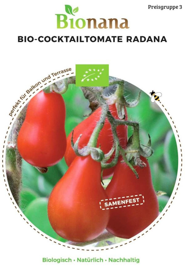 Produktfoto zu Saatgut Cocktailtomate Radana