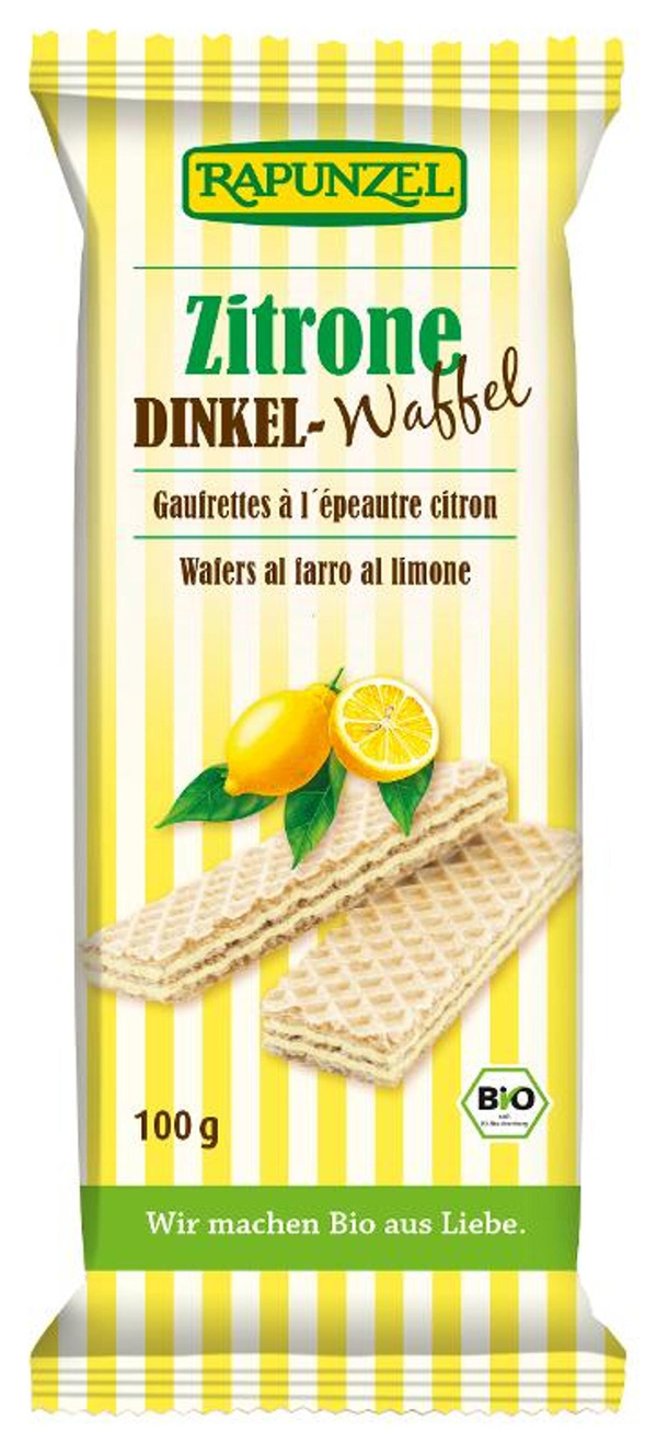 Produktfoto zu Vollkornwaffeln Zitrone