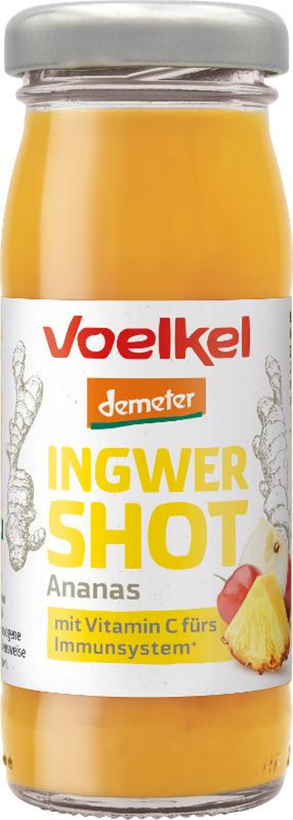 Produktfoto zu Shot Ingwer Ananas kühlfrisch 95 ml