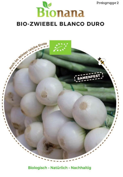 Produktfoto zu Saatgut Zwiebel Blanco Duro