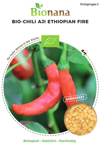 Produktfoto zu Saatgut Chili Aji Ethiopian Fire