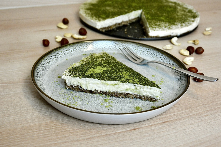 Rezeptbild für Matcha-Kokos-Kuchen