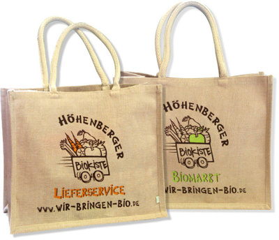Produktfoto zu Jutetasche Biokiste