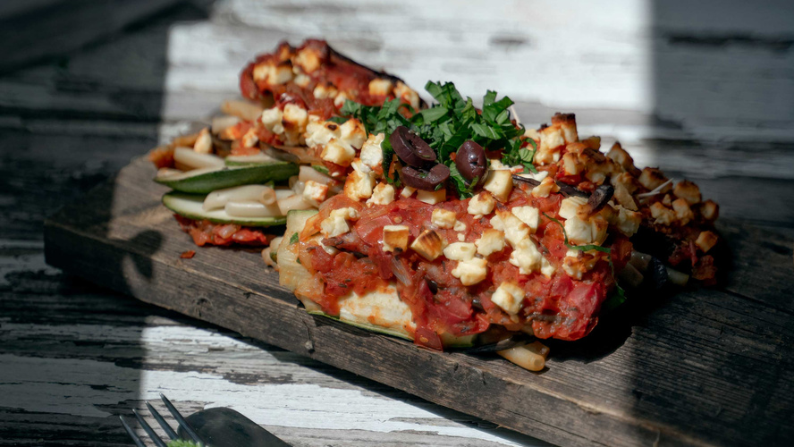 Rezeptbild für Griechischer Makkaroni-Auflauf