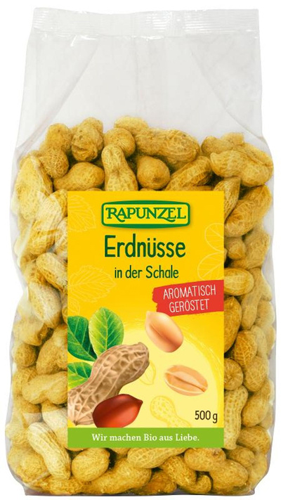 Produktfoto zu Erdnüsse in der Schale geröstet