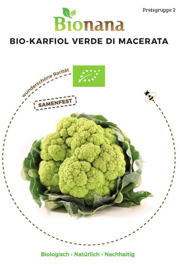 Produktfoto zu Saatgut Blumenkohl Verde di Macerata