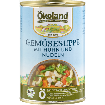 Produktfoto zu Gemüsesuppe mit Geflügel