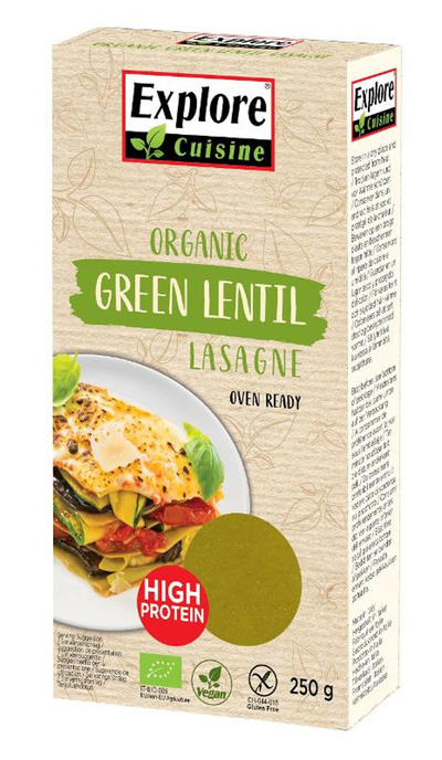 Produktfoto zu Grüne Linsen Lasagne Platten