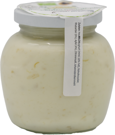 Produktfoto zu Joghurt Glas Rhabarber - Apfel