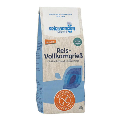 Produktfoto zu Reis- Vollkorngrieß