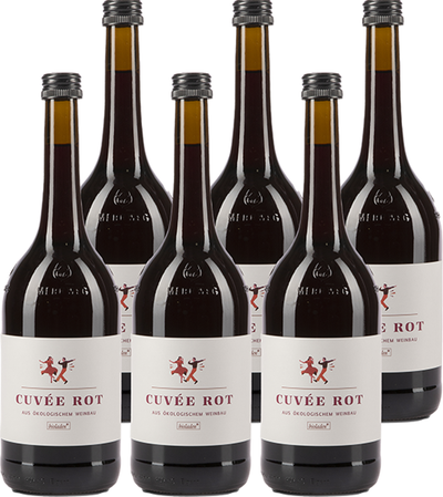 Produktfoto zu Cuvée rot (Kasten, Pfandflaschen)