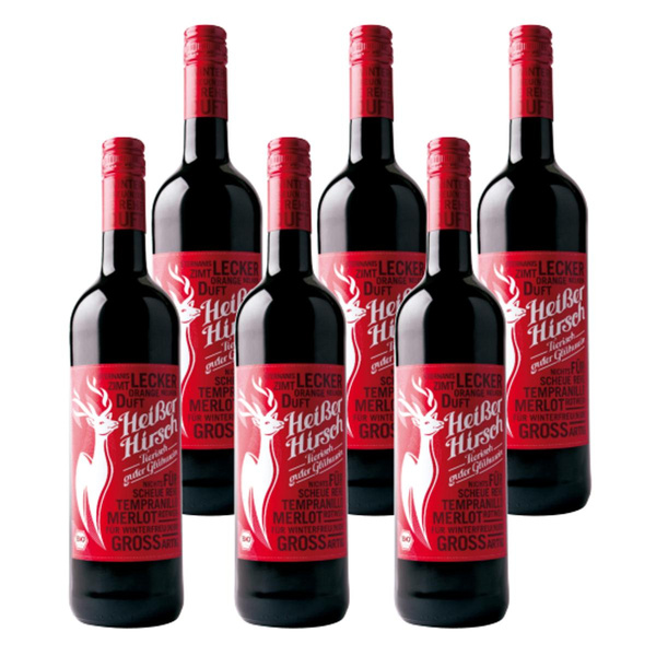 Produktfoto zu Glühwein rot KISTE