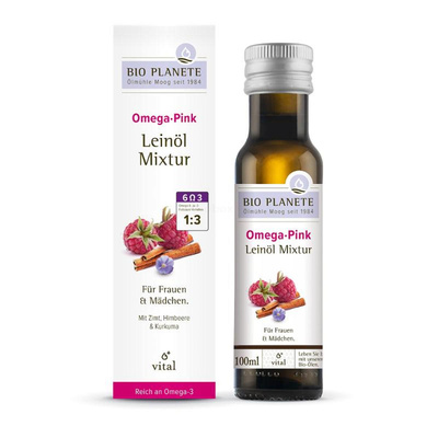 Produktfoto zu Leinöl-Mixtur Omega Pink