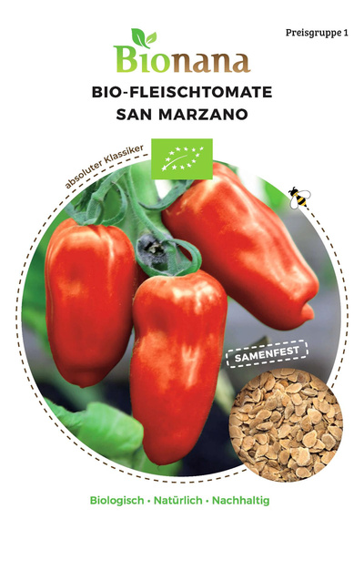 Produktfoto zu Saatgut Fleischtomate "San Marzano"