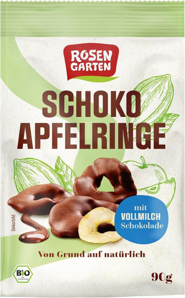 Produktfoto zu Schoko Apfelringe