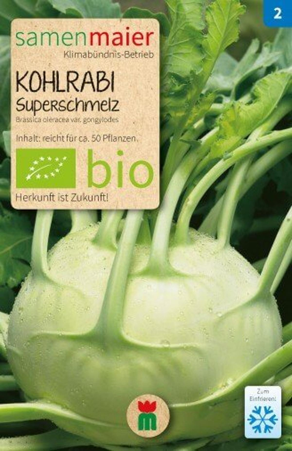 Produktfoto zu Saatgut Kohlrabi Superschmelz