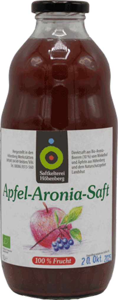 Produktfoto zu Apfel-Aronia-Saft aus Höhenberg