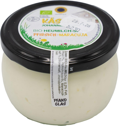 Produktfoto zu Heumilch Skyr Pfirsich-Maracuja