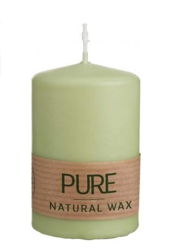 Produktfoto zu Stumpenkerze softgrün
