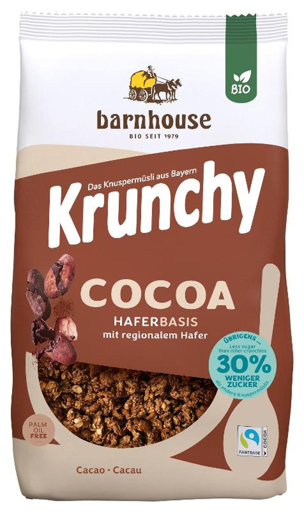 Produktfoto zu Krunchy Cocoa weniger Zucker