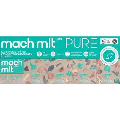 Produktfoto zu Taschentücher Pure 15 x 10 Stück
