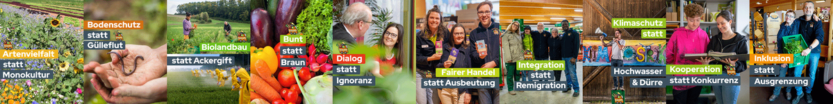Hierfür stehen wir