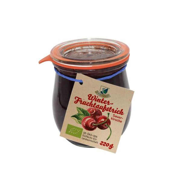 Produktfoto zu Fruchtaufstrich Winterliebe Kirsche