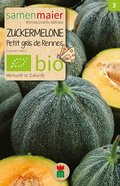 Produktfoto zu Saatgut Zuckermelone Petit gris de Rennes