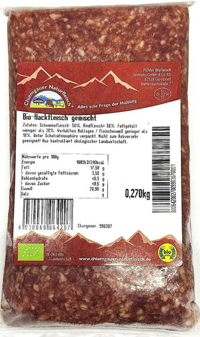 Produktfoto zu Hackfleisch gemischt