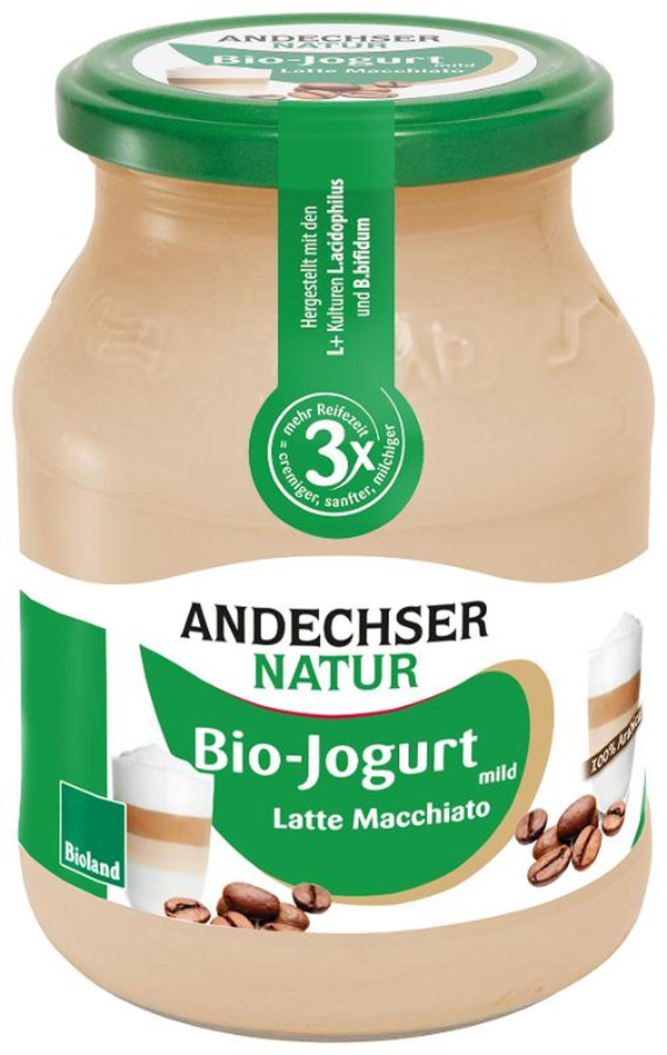 Produktfoto zu Joghurt Glas Latte Macchiato