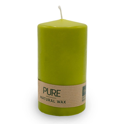 Produktfoto zu Stumpenkerze olive