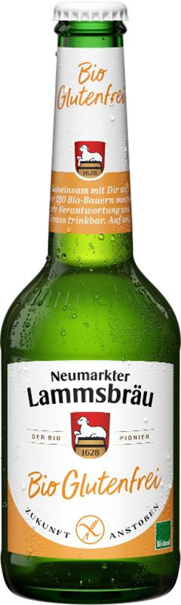 Produktfoto zu Lammsbräu glutenfrei 0,33 l