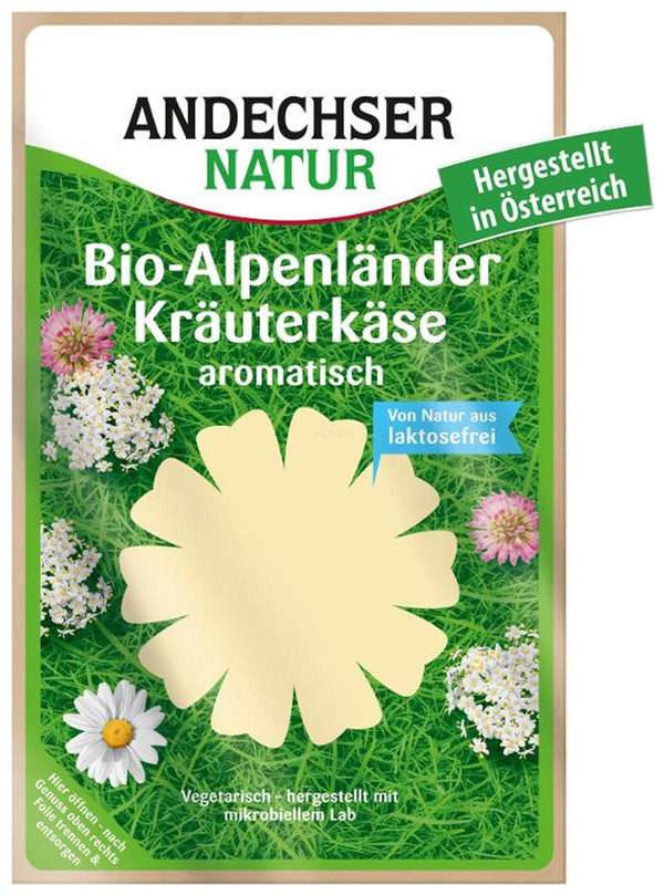 Produktfoto zu Bio Alpenländer Kräuter Käse