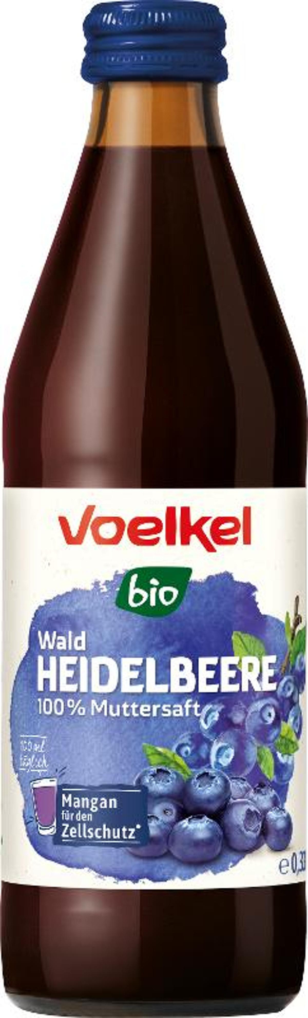 Produktfoto zu Heidelbeersaft pur 0,33 l