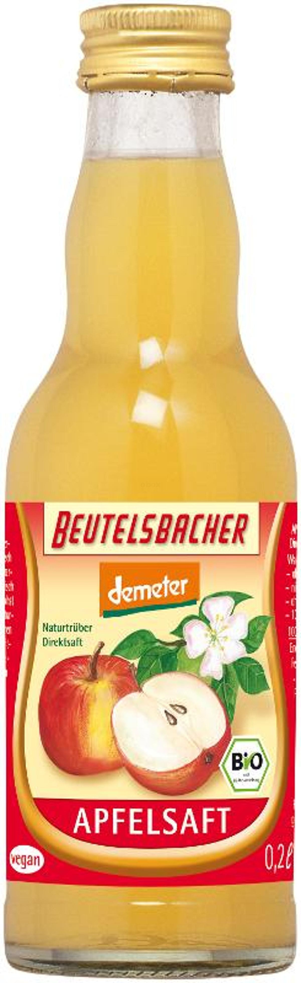 Produktfoto zu Apfelsaft naturtrüb 0,2 l