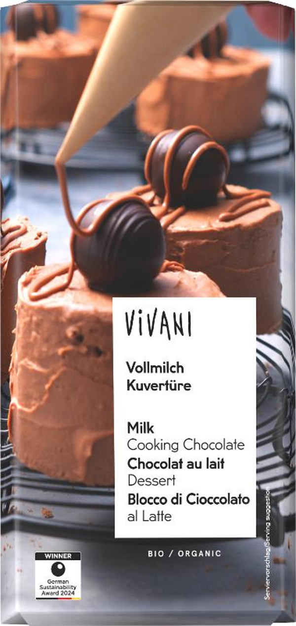 Produktfoto zu Kuvertüre Vollmilch