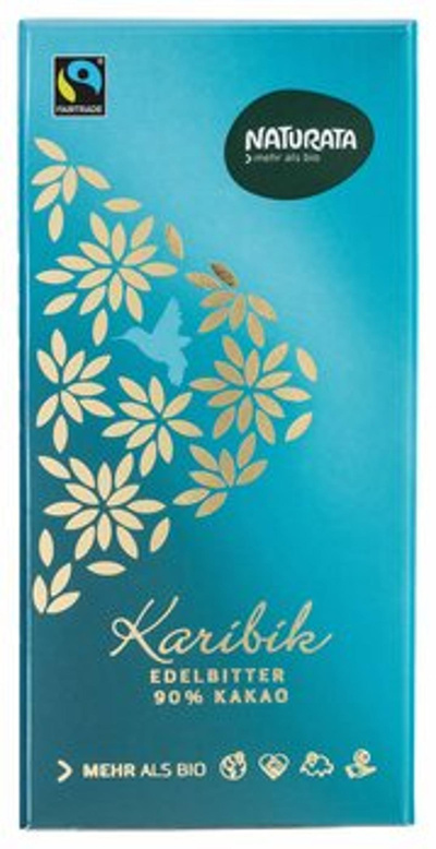 Produktfoto zu Schokolade Karibik Edelbitter 90%