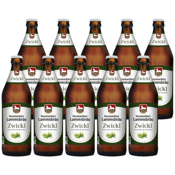 Produktfoto zu Lammsbräu Zwickl 10 x 0,5 l