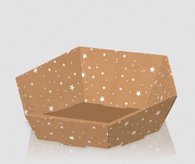 Produktfoto zu Präsentkorb 6-Eck "Natura Winternacht"