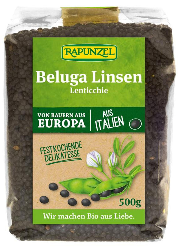 Produktfoto zu Linsen Beluga schwarz