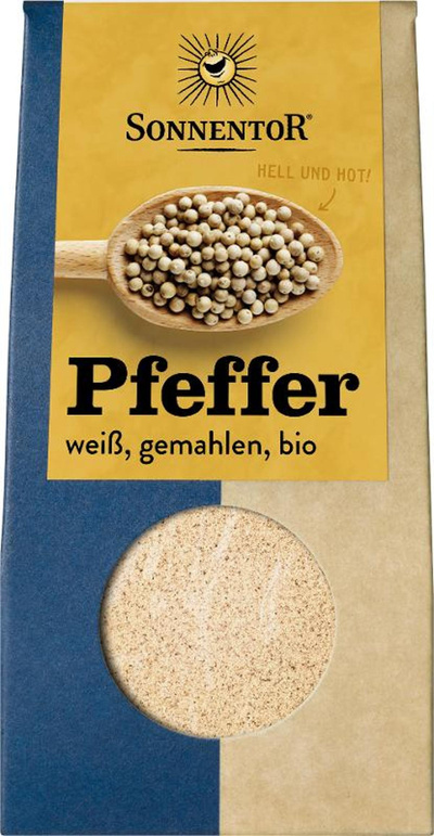 Produktfoto zu Pfeffer weiß gemahlen