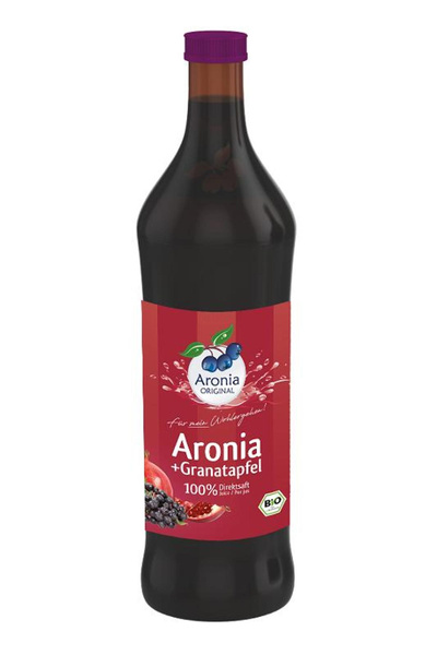Produktfoto zu Aronia + Granatapfel Saft