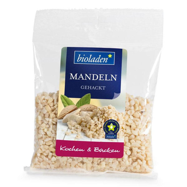 Produktfoto zu Mandeln blanchiert gehackt