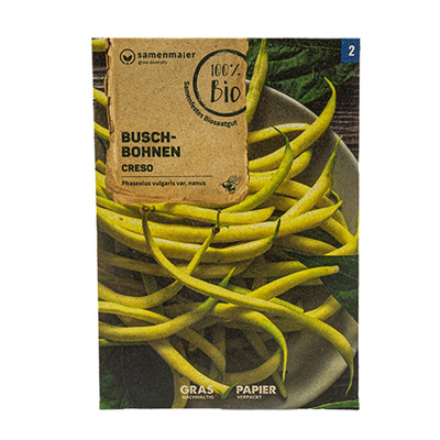 Produktfoto zu Saatgut Buschbohnen Creso