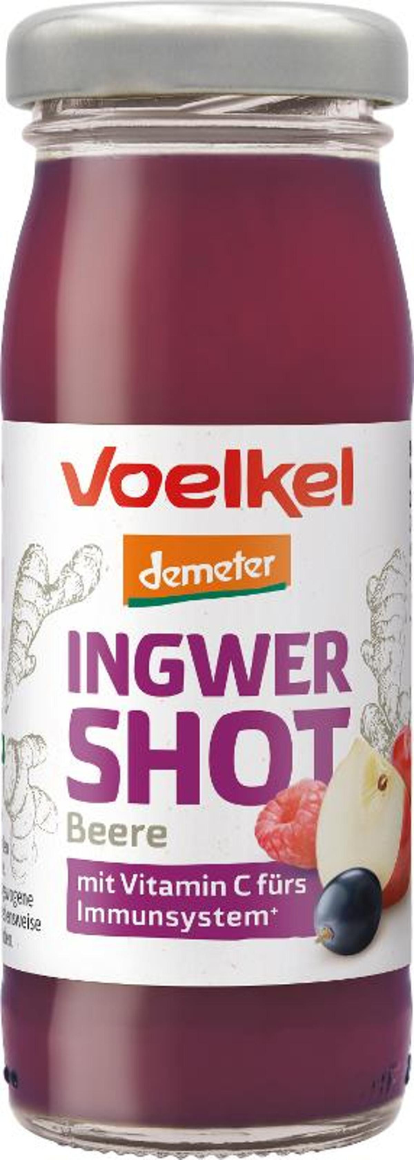Produktfoto zu Shot Ingwer & Beeren 95 ml